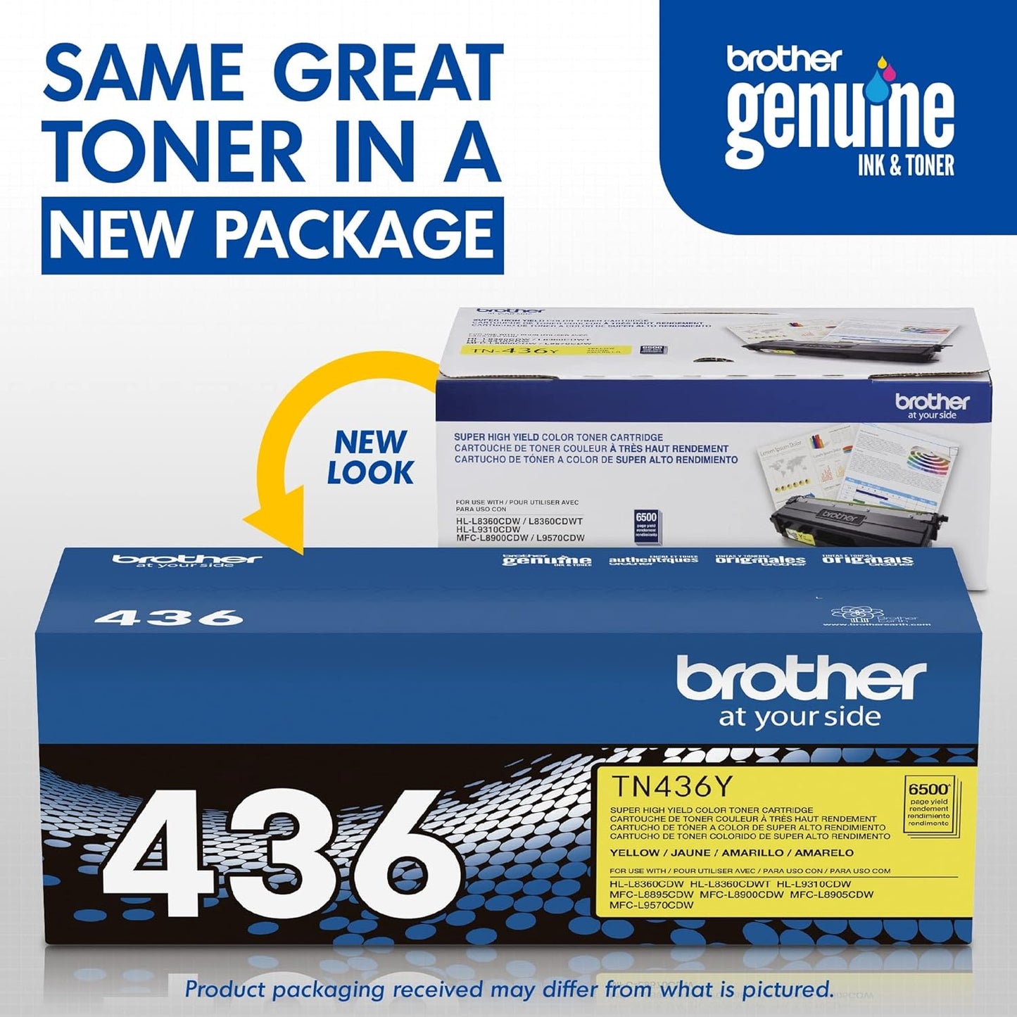 Brother TN-436Y Toner Cartridge Yellow