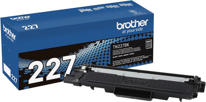 Brother Genuine TN227BK High Yield Toner Cartridge