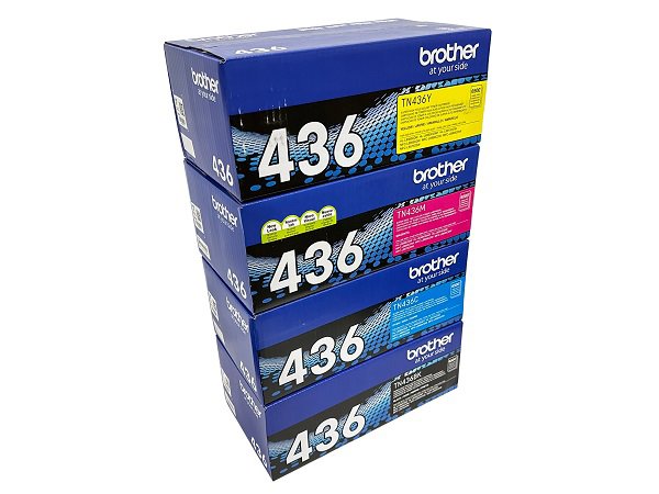 Brother TN436 4-Color Super High Yield Toner Cartridge Set